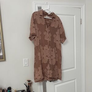 Wilfred Brown Floral Dress